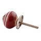 Cherry Striped Small Ceramic Wardrobe Knobs Online